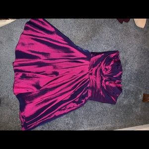 Purple/Pink Strapless Dress
